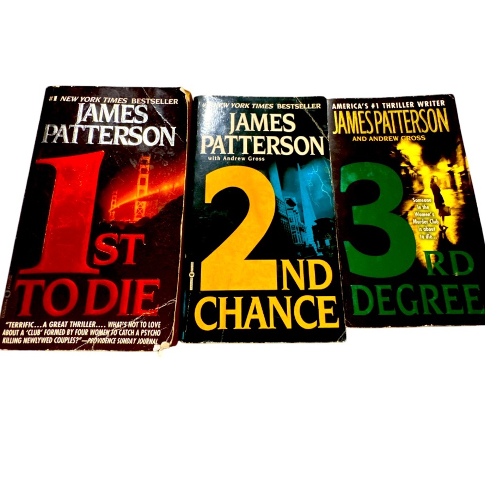 James Patterson The Women’s Murder Club Book Set 1-3